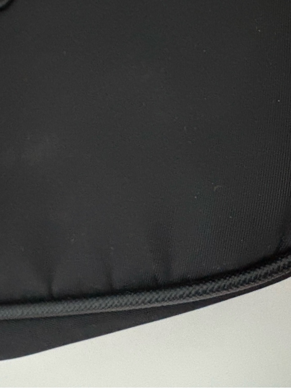 Prada Black Nylon Strap Shoulder Bag with Silver Hardware - Picture 6 of 9